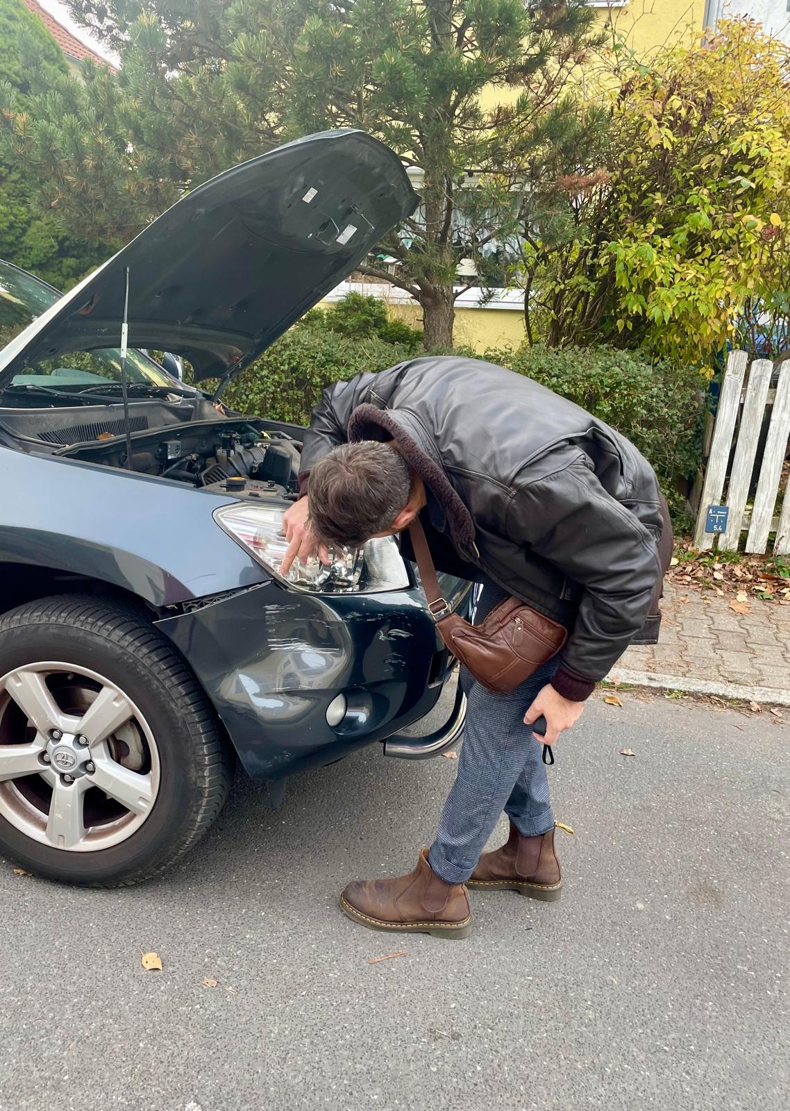 Dokumentation des Schadens